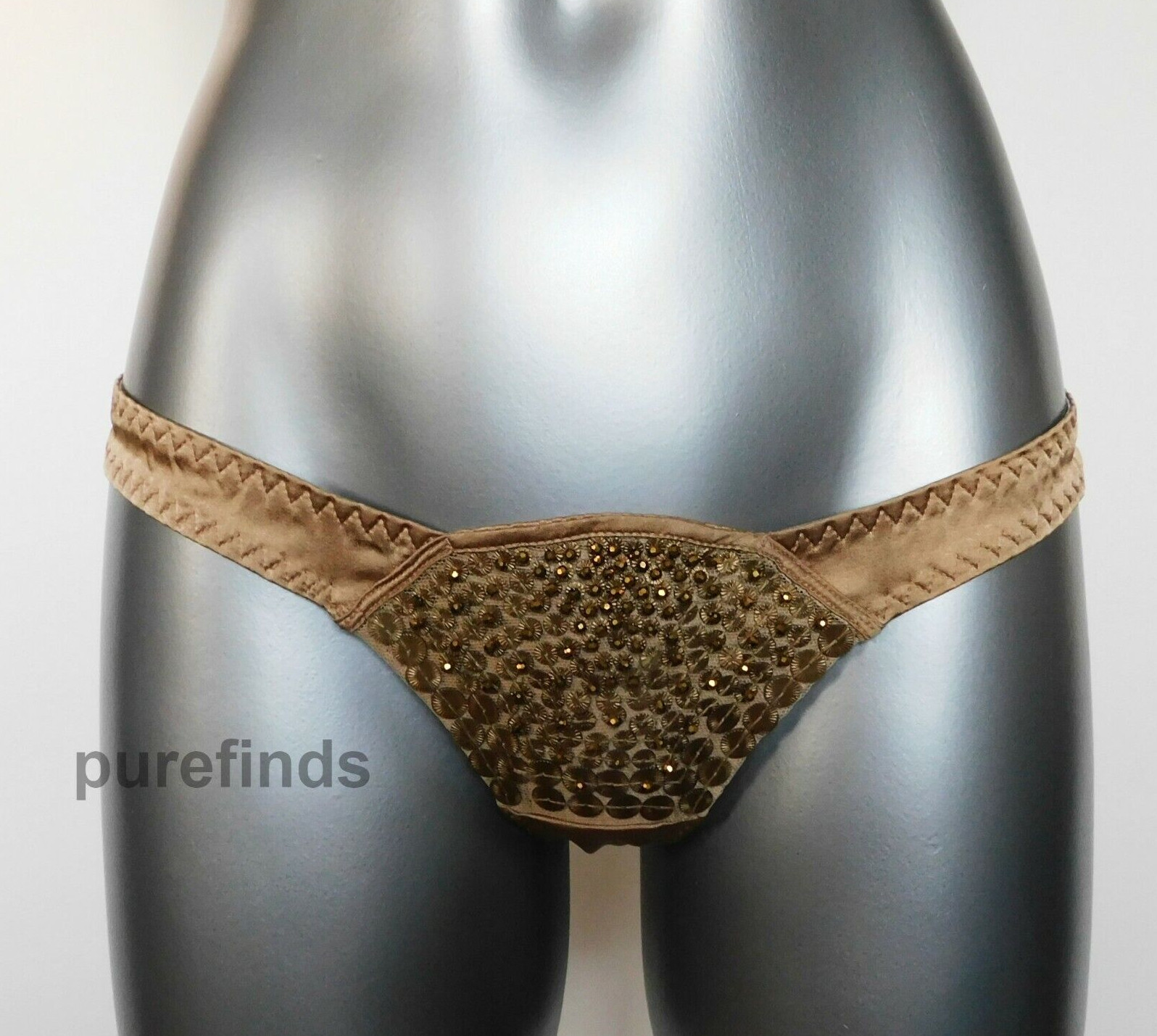 AGENT PROVOCATEUR SOIREE ASTRA THONG SIZE 1 USA 2 RRP £325 NWT