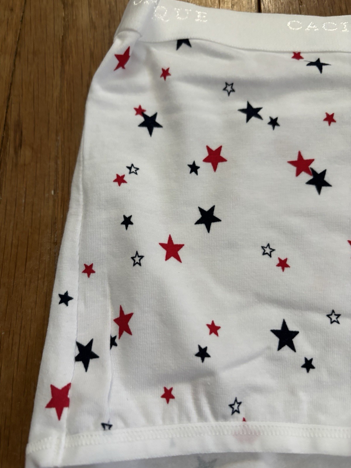 Plus Size 18/20 Lane Bryant Cacique Full Brief Cotton Panty Red White Blue Stars