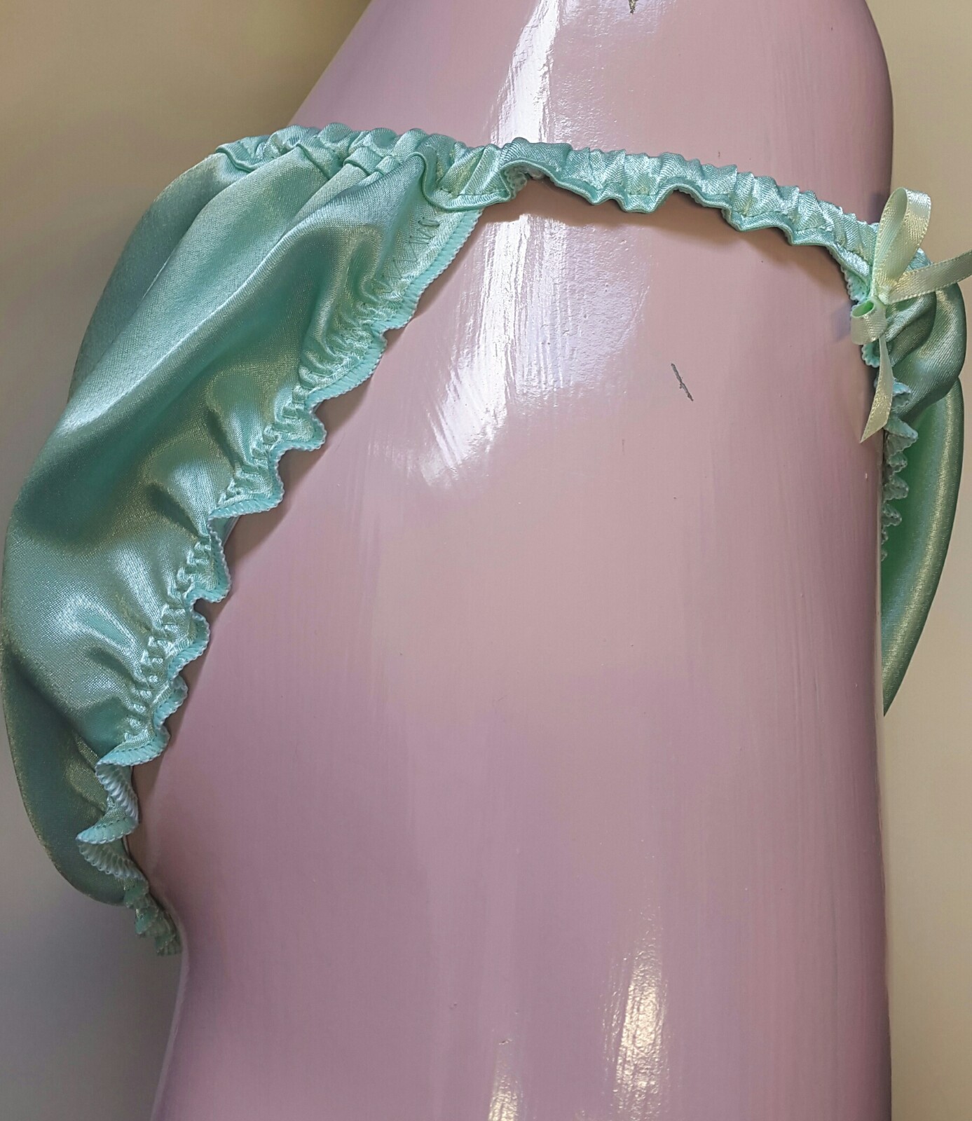 🌸MADE TO ORDER* SATIN Tanga style “SISSY “Knickers any size..any colour🌸