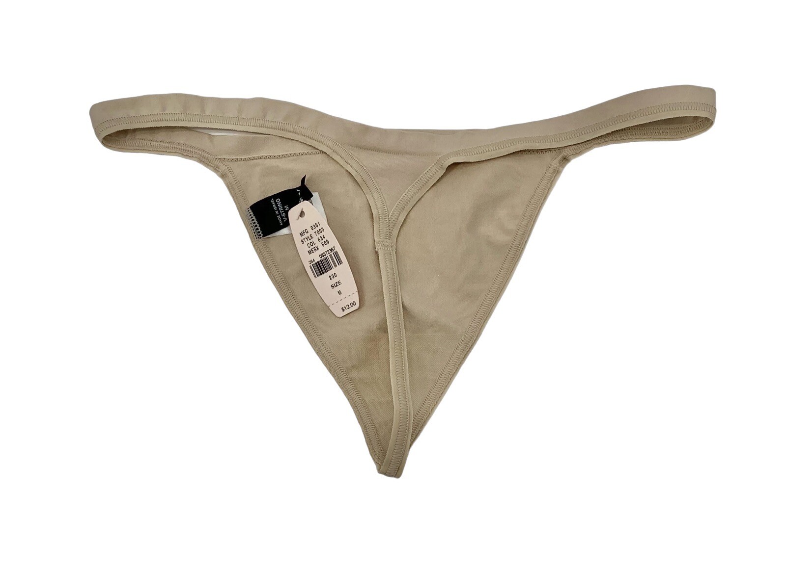 NWT BODY BY VICTORIA’S SECRET Y2k Med V STRING PANTIES thong 2005