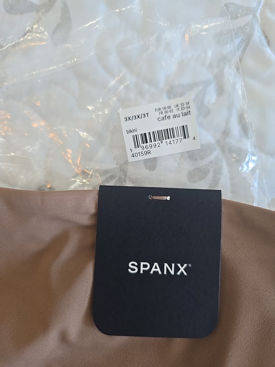 SPANX Supersmooth Bikini Panty Womens 3X Cafe Au Lait Seamless NWT