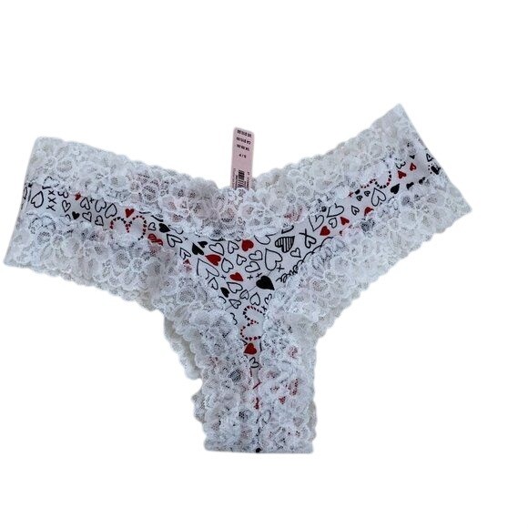 Victorias Secret Pink Cheeky Panty Bundle Lace & Floral Prints