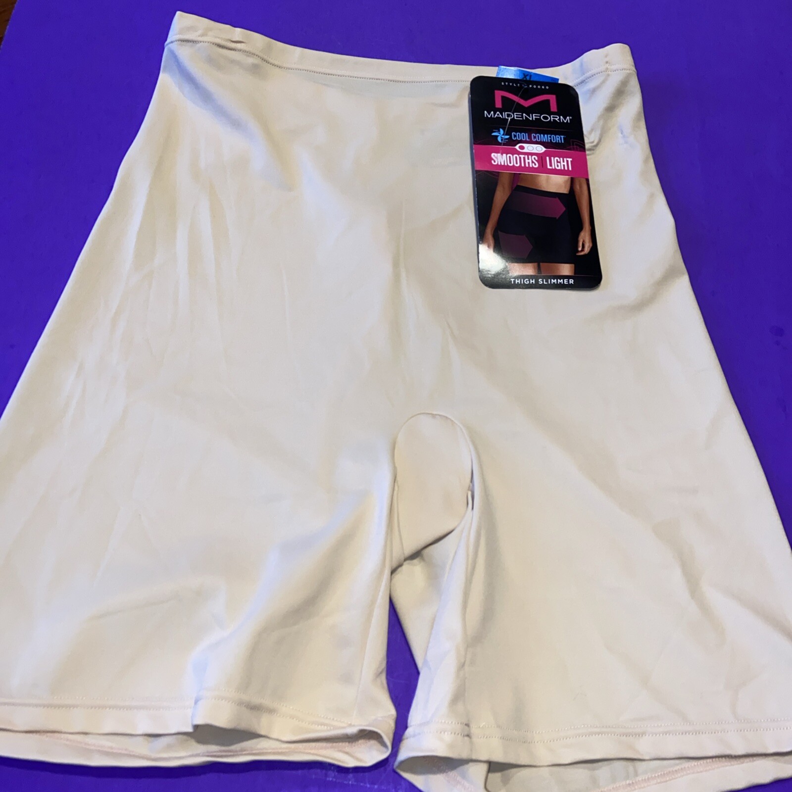 NEW! MAIDENFORM NUDE COOL COMFORT THIGH SLIMMER / SIZE EXTRA LARGE