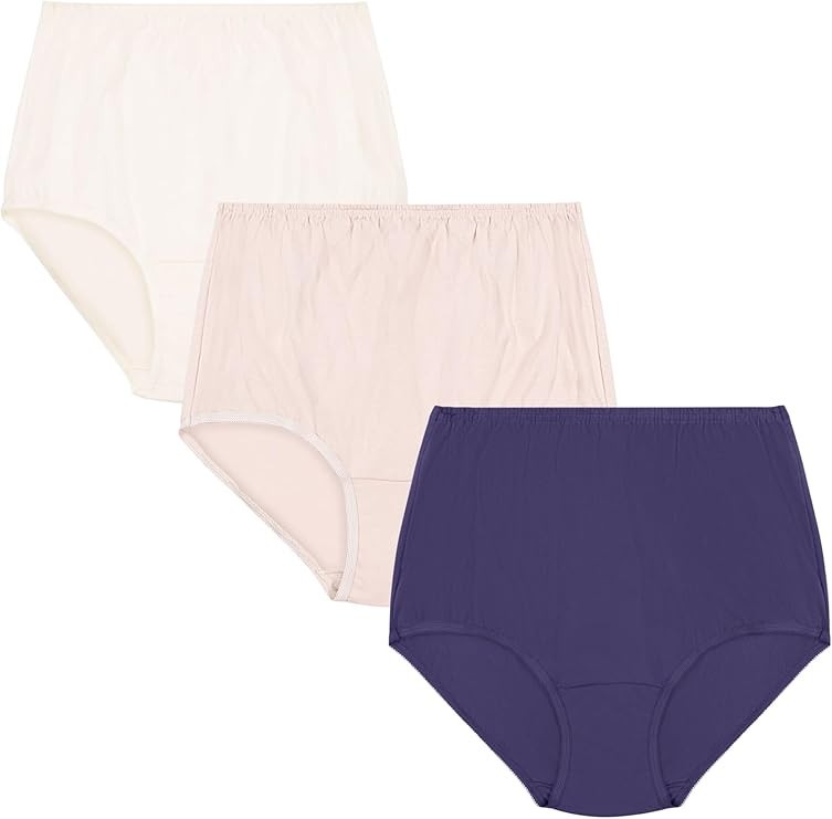 VANITY FAIR High Waisted Underwear, Full Coverage Ladies Panties MULTICOLOR 10