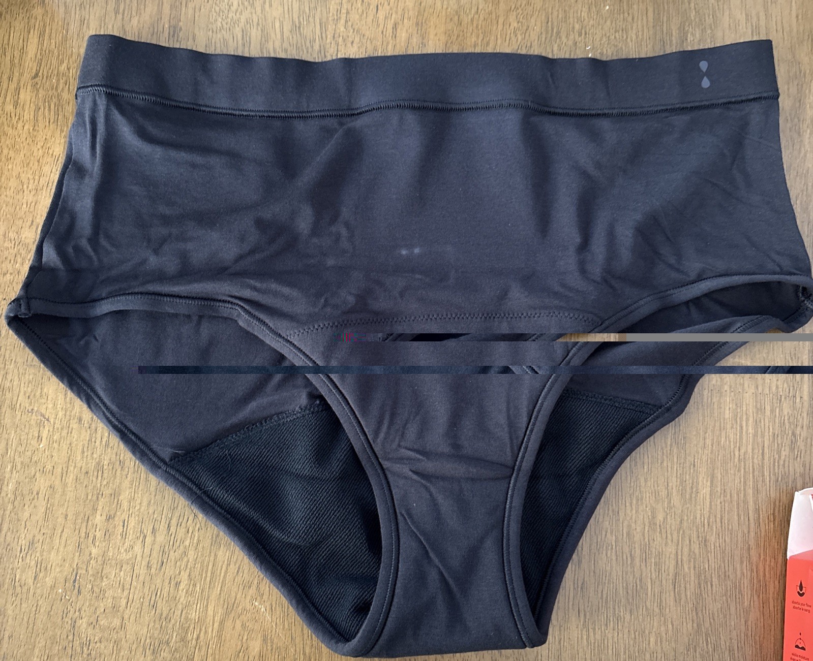 Thinx for All All Day Absorbency Leakproof Period Underwear Hi-Waist Black 2X