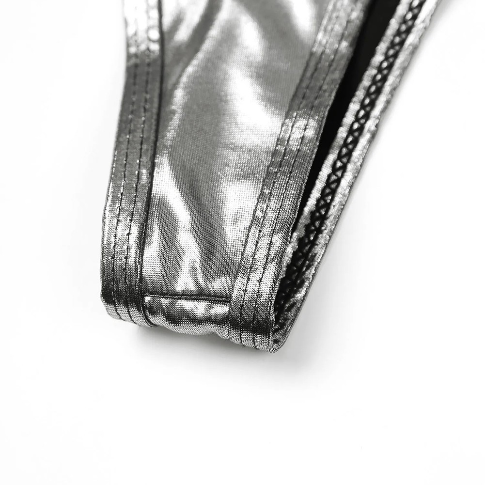 Sleek Womens Low Waist Thong with Sequins for Comfortable Home and Sleepwear