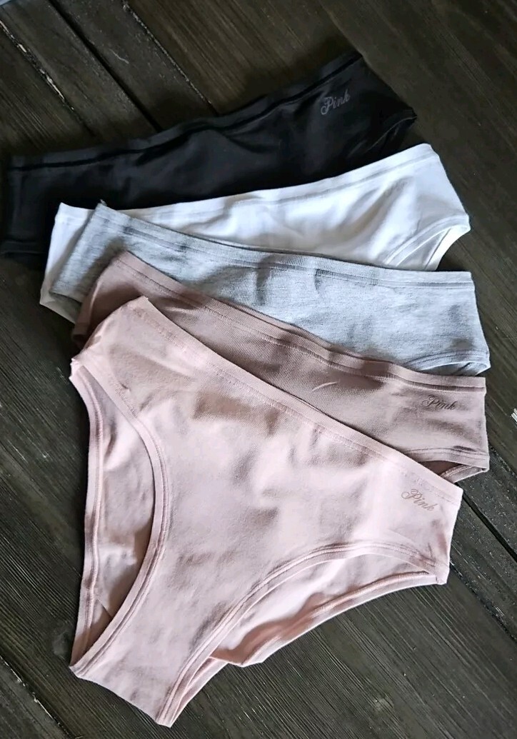 S, M Victoria’s Secret PINK Cotton Cheekster Panty 5 Pack underwear Spring Basic