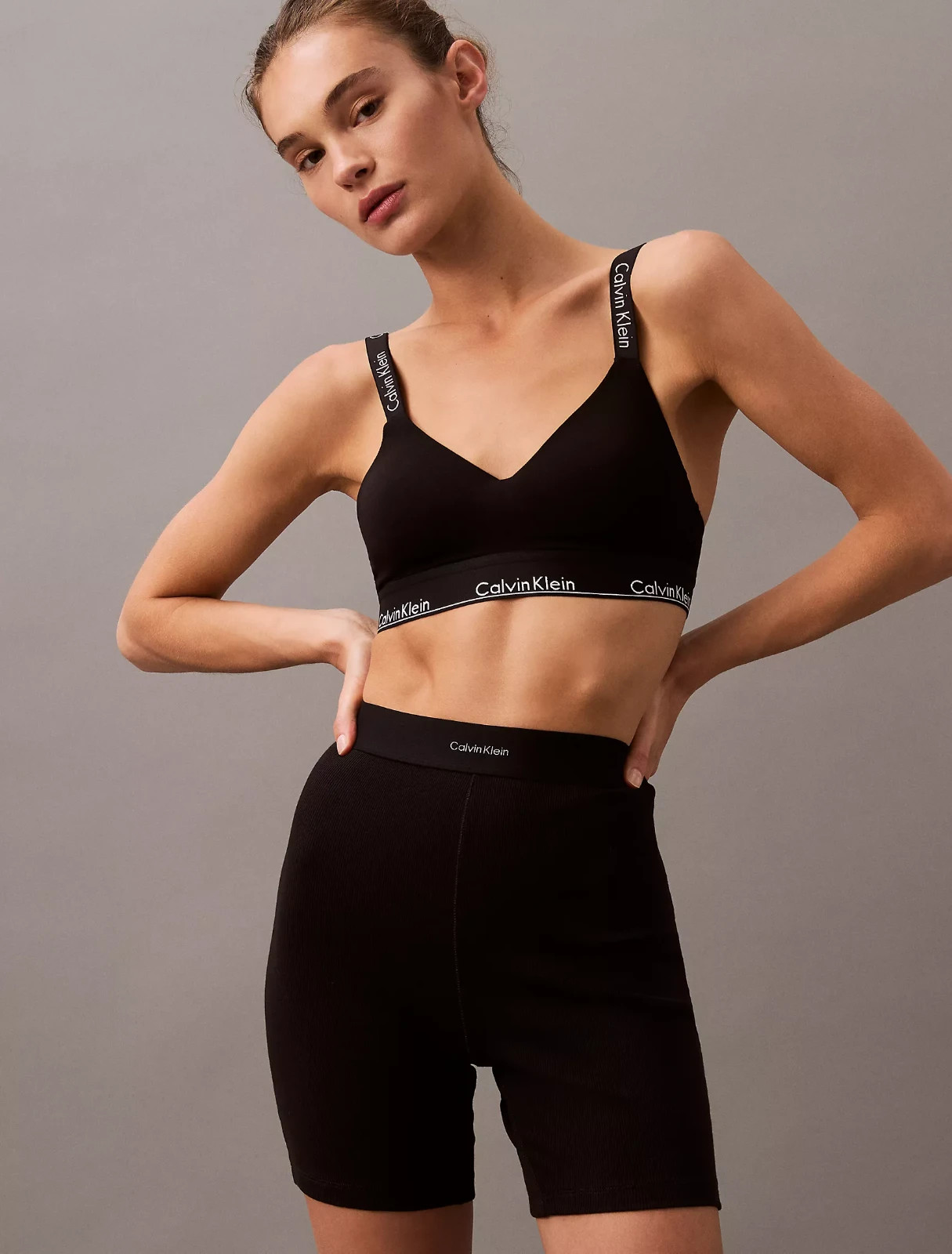 NWT Calvin Klein WOMEN’s(Various) Cotton Stretch Rib Bike Shorts QS7216-002
