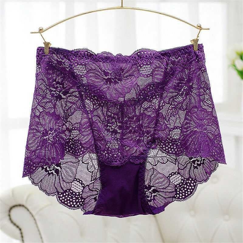Boxer Briefs High Waist 1 Pack Lace French Knicker Lingerie UK 10-16 Ladies