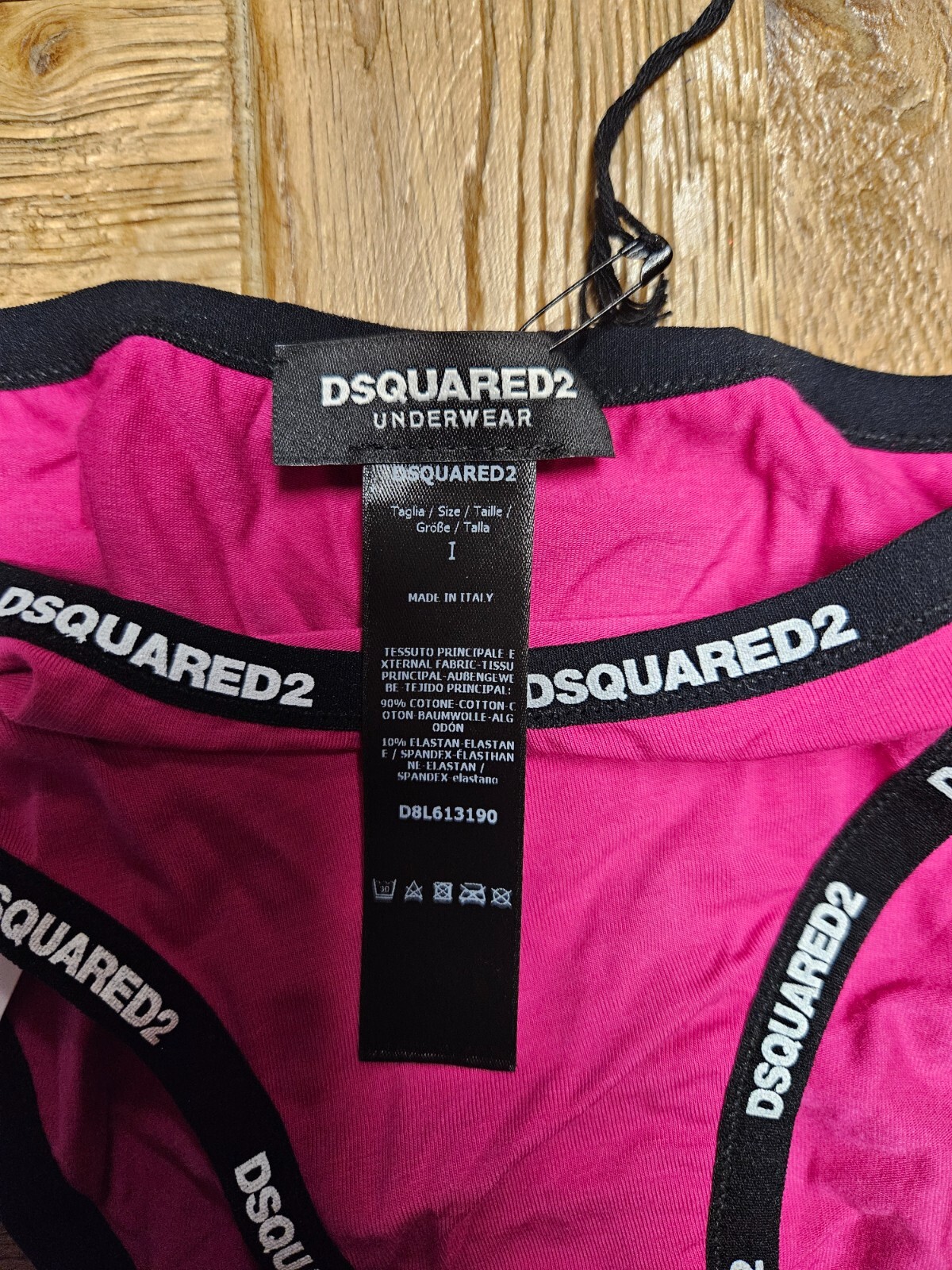 DSQUARED 2, UNDERWEAR,BRIEF, panties, size I,dark pink, ORIGINAL,BRAND NEW
