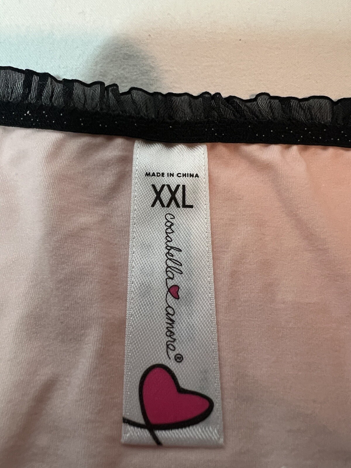 Silky Soft Cosabella Amore Pink Bikini 9/XXL 85% Nylon 15% Spandex NWT