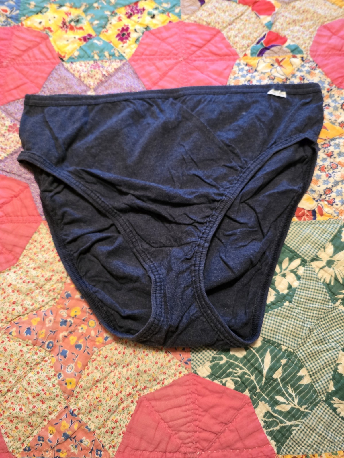 JOCKEY WOMEN’S COTTON SIZE 9 DARK BLUE ELANCE FRENCH CUT PANTY