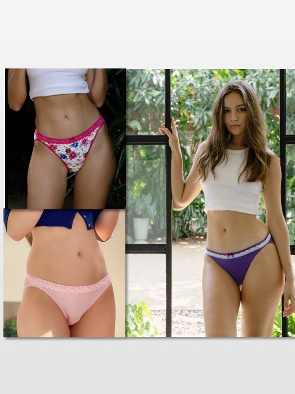 1 Katie and Laura’s BRAND NEW PIXIE MINI Satin Panty Set