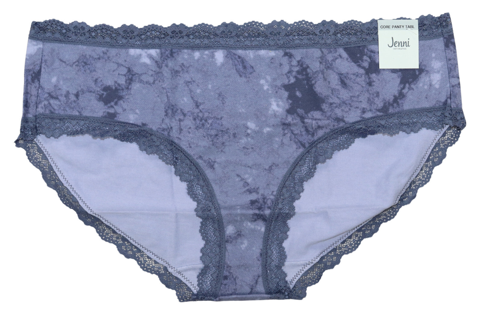 Jenni by Jennifer Moore Tie Dye Lace Edge Hipster Panty Women’s Underwear NWT