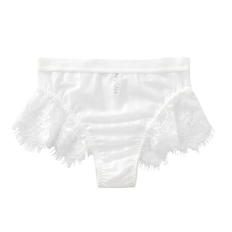 Womens High Waist Lace Panties Briefs Comfort Underwear Sexy Seamless Underpants