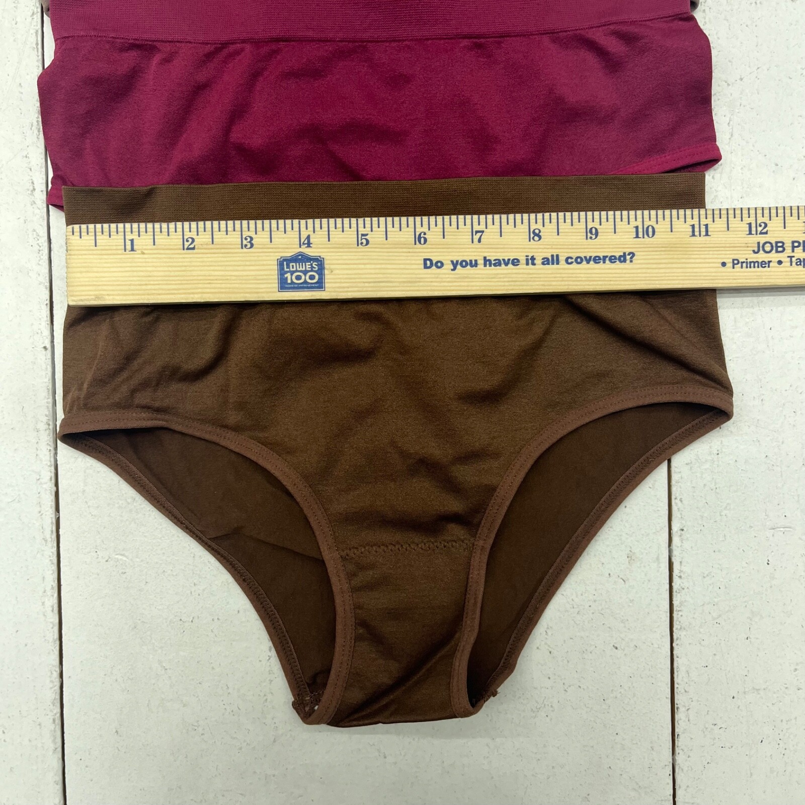Shein Multicolor 5-Pack Brief Style Underwear Stretch Womens Size Small