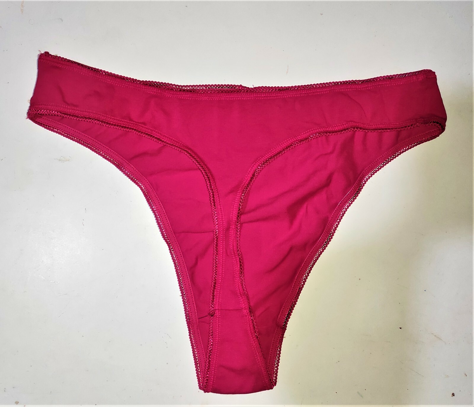 Women Sexy Cotton Panties Knickers Briefs Underwear Bow Seamless Thongs Red