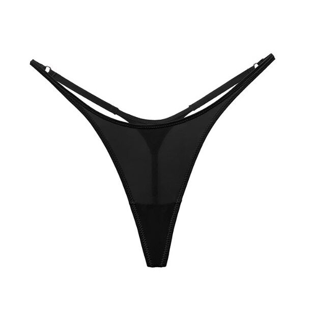 Sexy Womens High Cut Thong Panties G string Bikinis Low Rise Underwear Lingeries