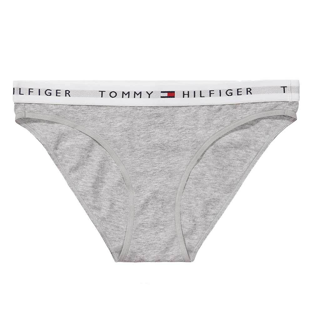 Tommy Hilfiger Iconic Cotton Bikini Briefs Black / Heather Grey