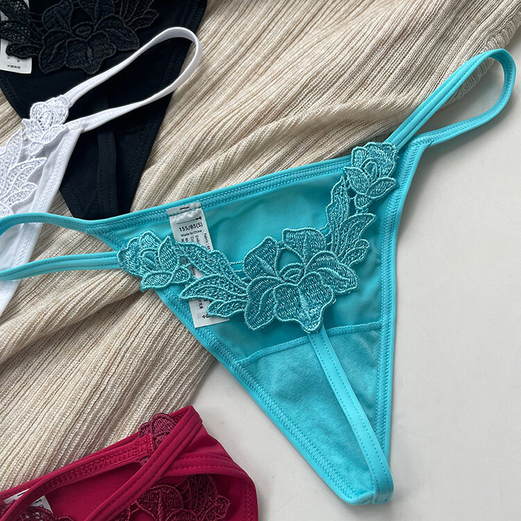 Sexy Ladies Womens G string Thongs Panties Bikinis Floral Lingeries Underwear