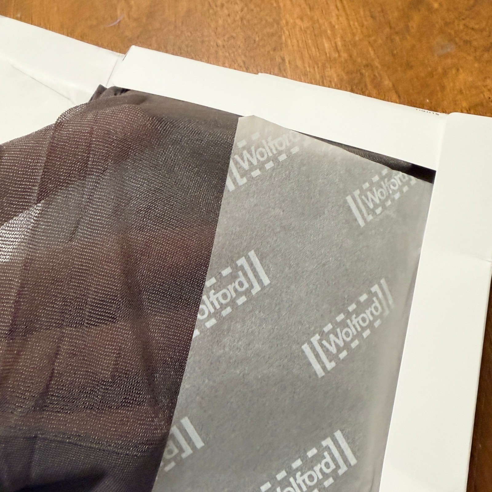 Wolford Satin Touch 20 Comfort Tights XXL Steel Gray Sheer Pantyhouse NEW
