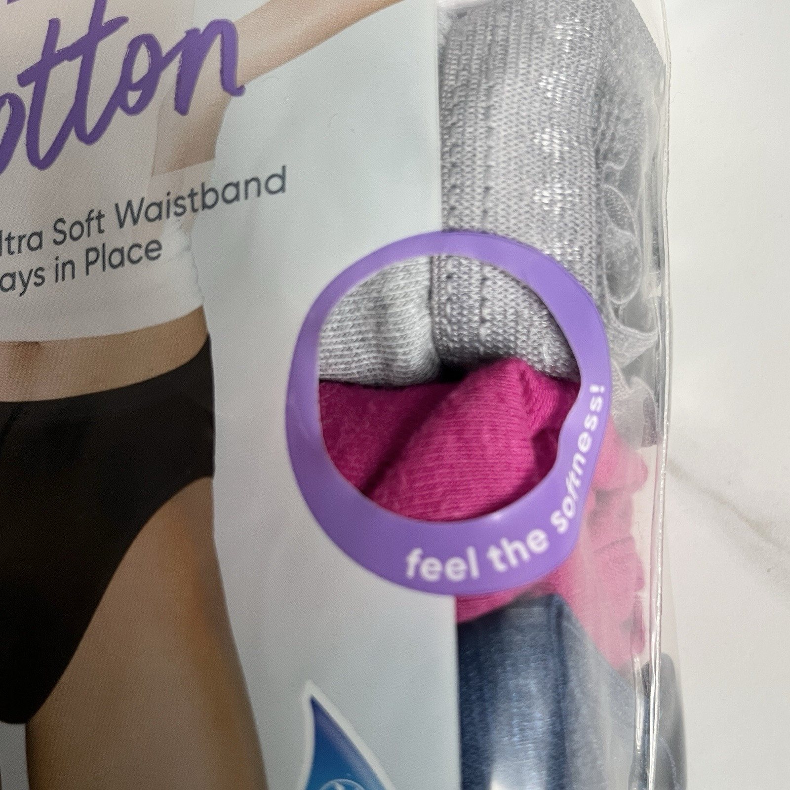 Hanes Ultimate Breathable Cotton Panties Comfort Tagless High Cut 6 Pack 2XL