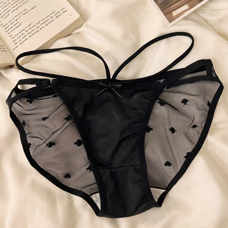 5Pack Lot Sexy Womens Satin Panties Brief String Bikini Sheer Underwear Lingerie