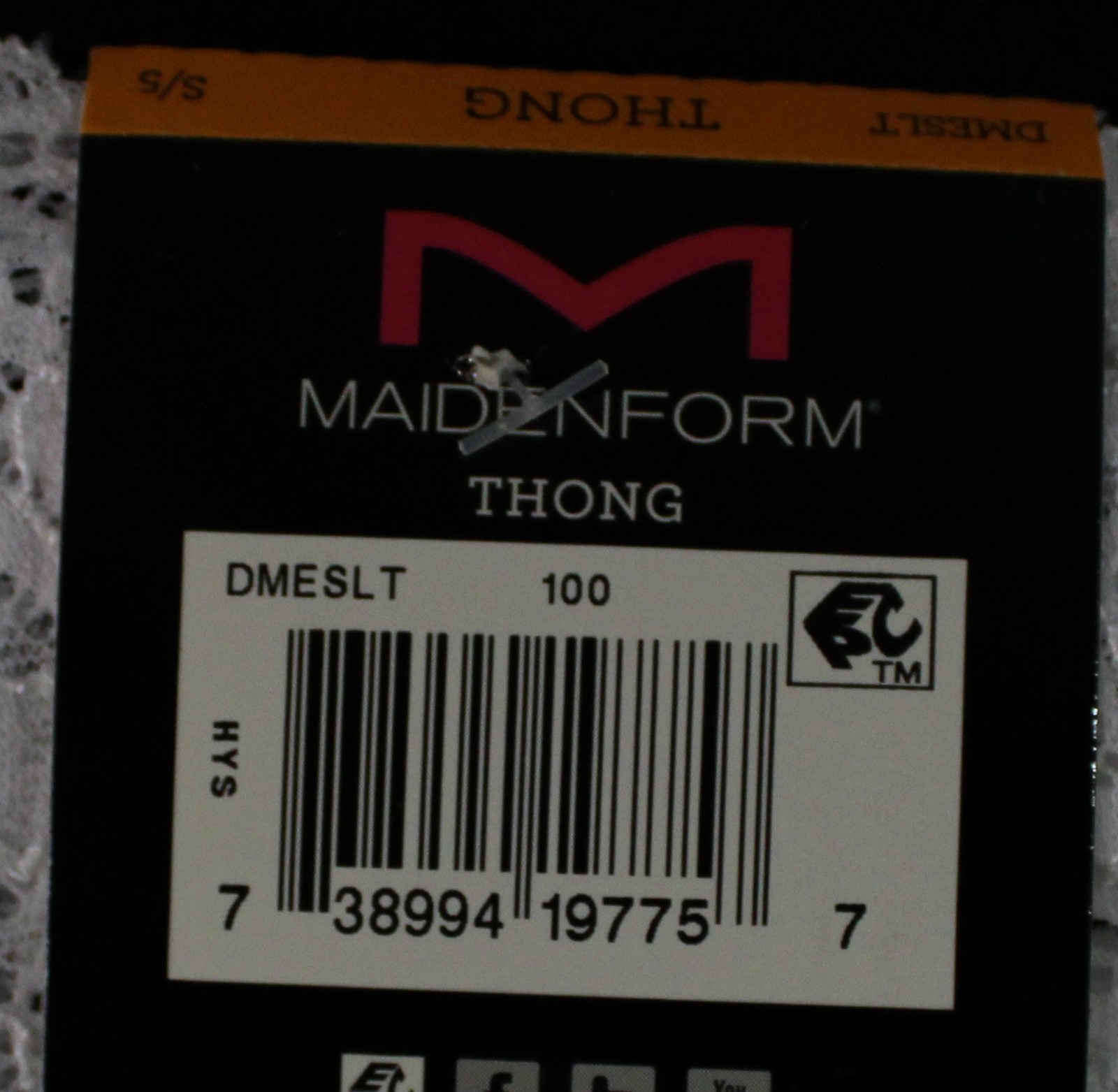 Maidenform Women’s Sexy Must Haves Lace Thong AC2 White Size: 5 (Small) NWT