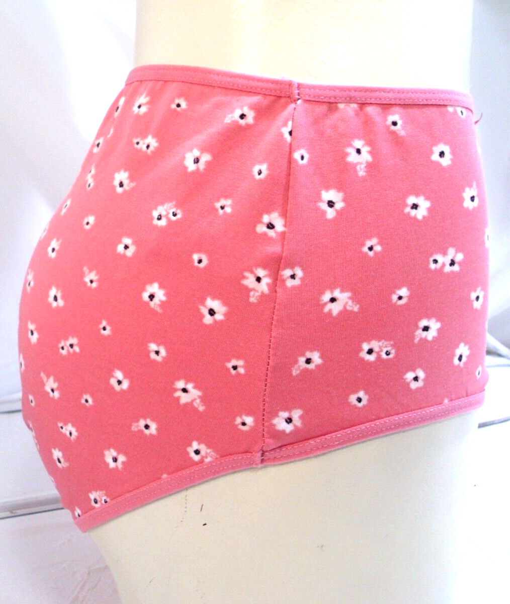 Marilyn Monroe Intimates Bikini Underwear Panty Pink Floral Single Piece Sz 1X