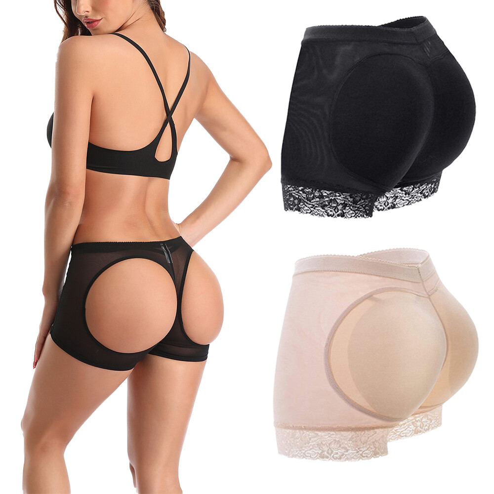 US Women FAKE ASS Butt Lift and Hip Enhancer Booty Padded Underwear Pants Shaper