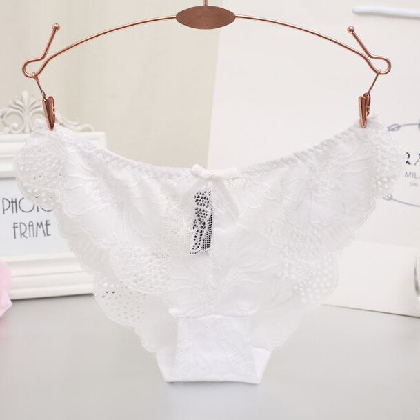 4 Pack Lot Sexy Womens See Through Lace Panties Briefs French Underwear Lingerie