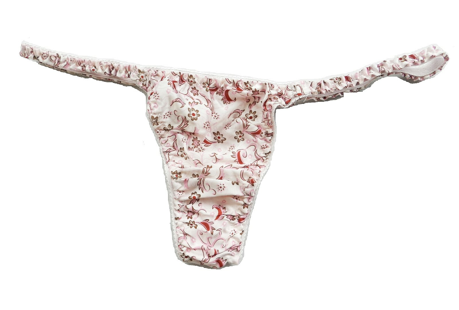 6 Pieces 100% Silk Pattern Women’s String Thong Panties Size S M L XL 2XL 3XL