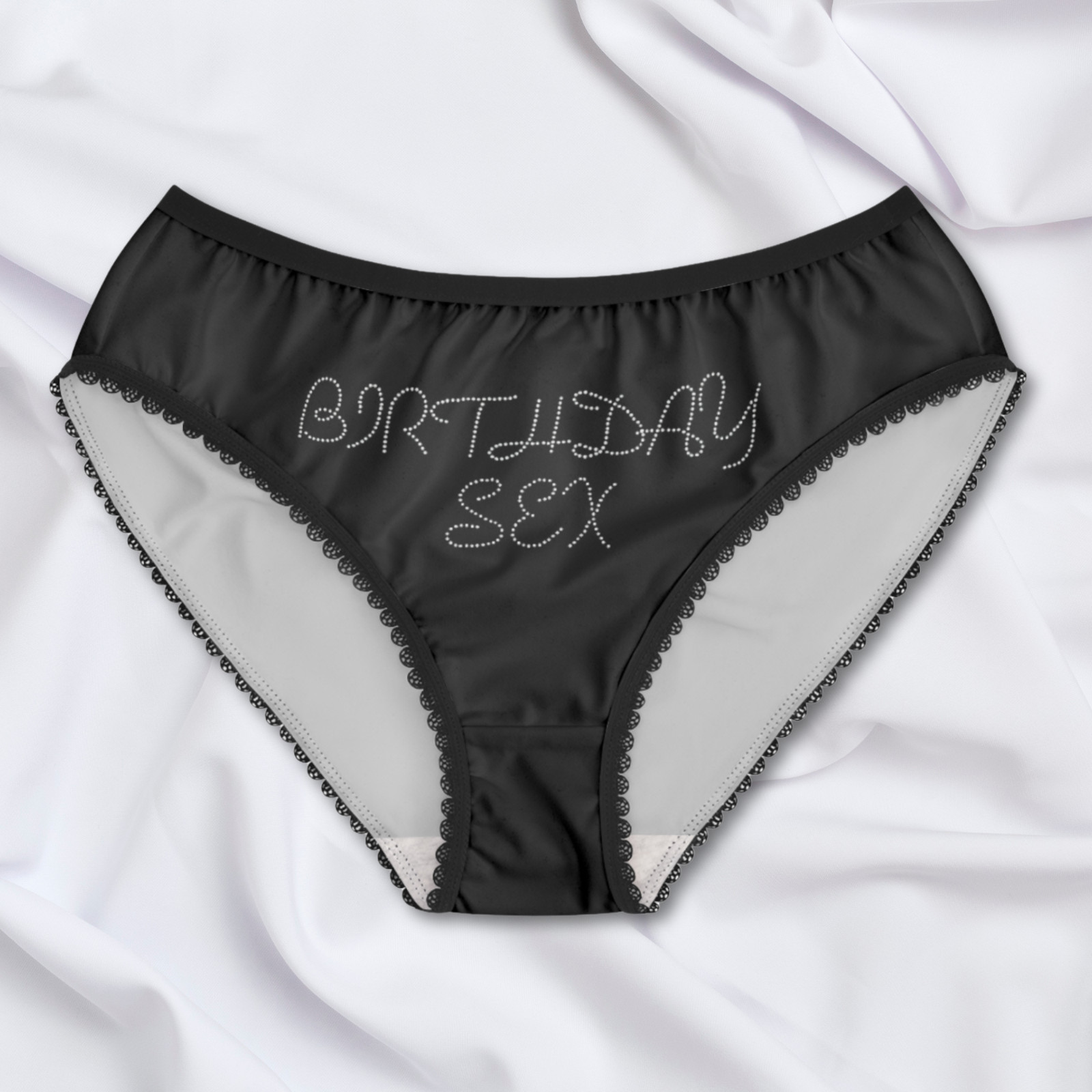 ‘Birthday Sex’ Women’s Briefs | Funny Ladies Lingerie Panties, Great Gift