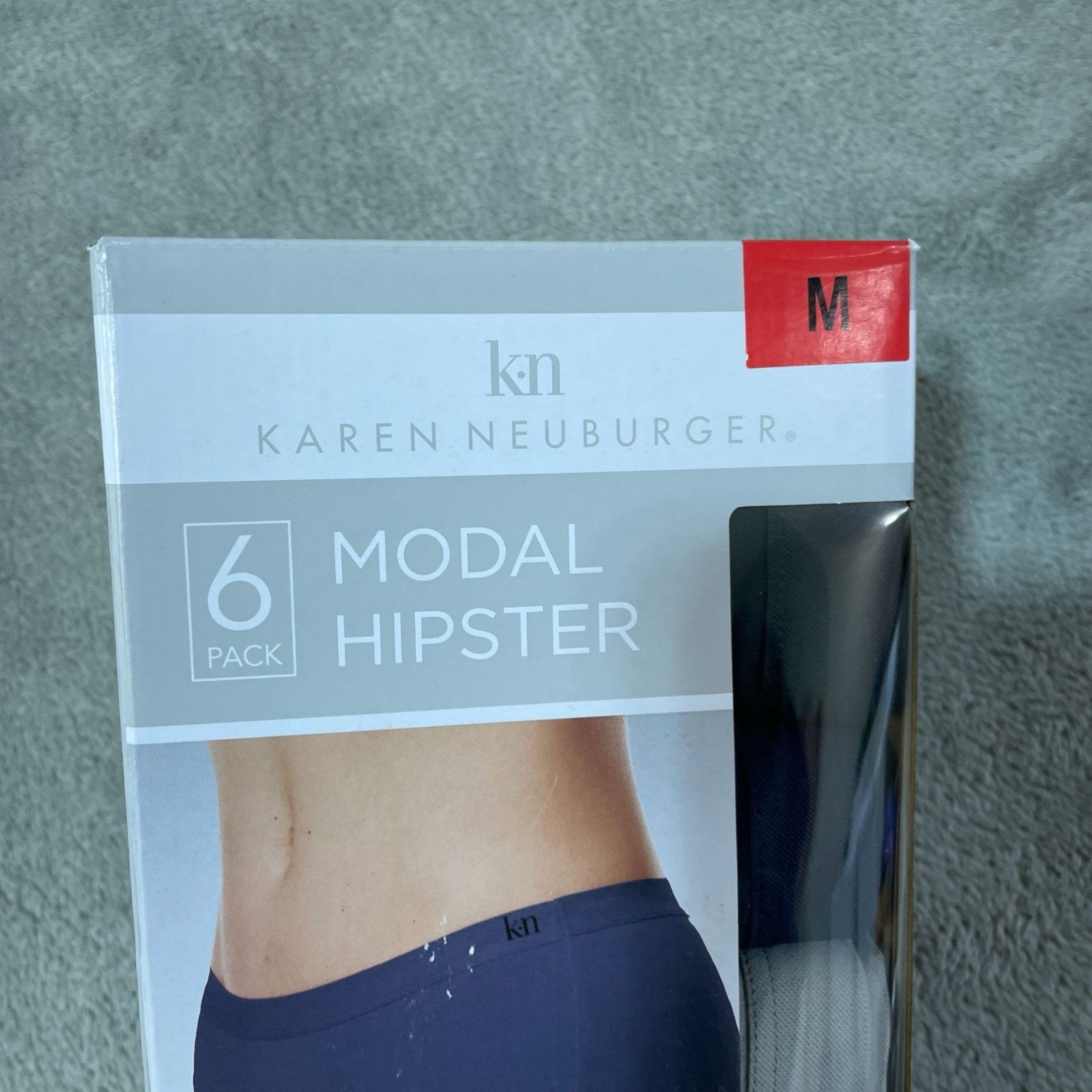 NWT Karen Neuburger Women’s M 6-Pack Modal Hipster Underwear Multicolor C0868