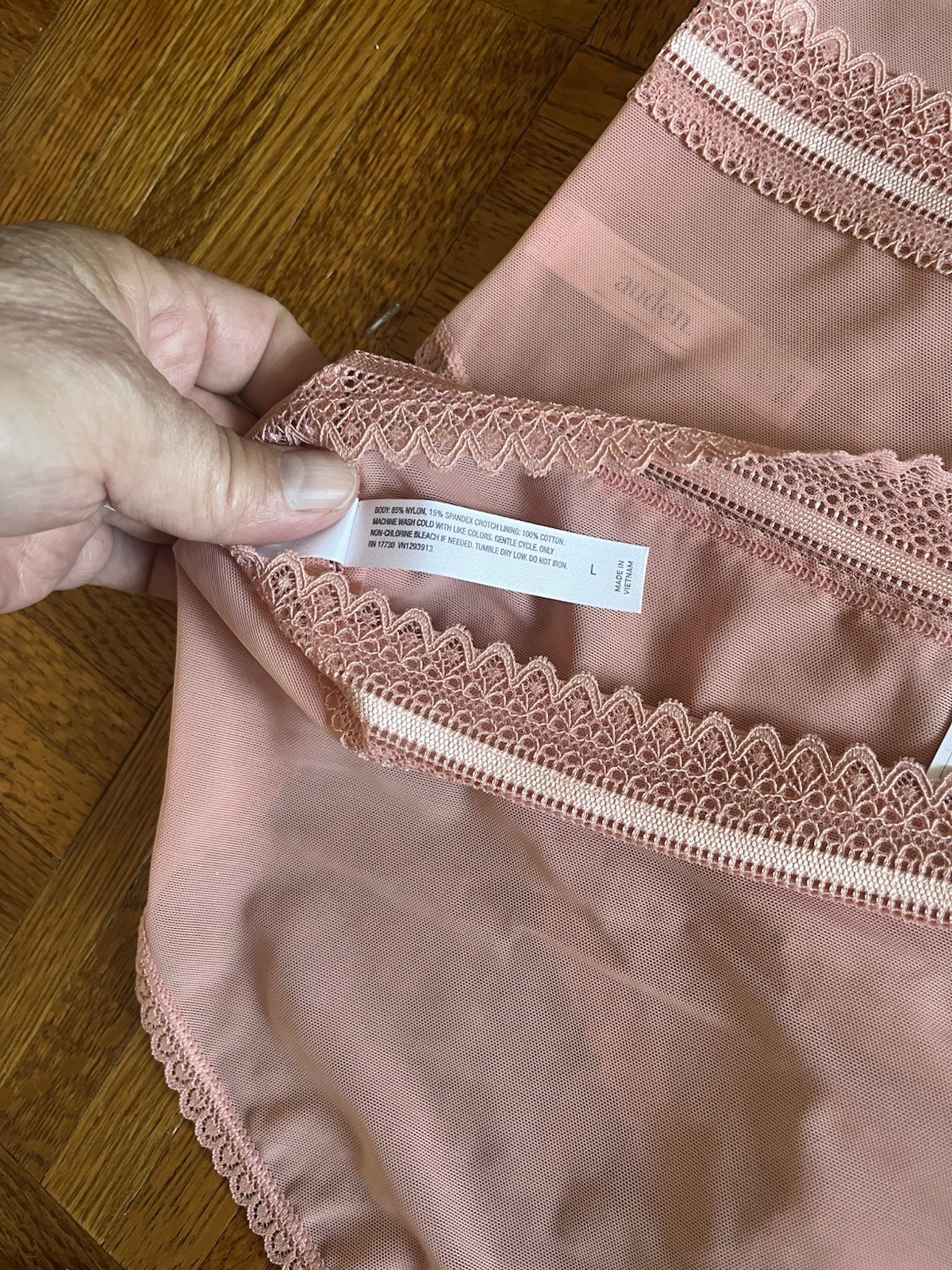 3 PACK Auden Women’s Hipster Panty Underwear Size L (12-14) Rose Pink Brand New
