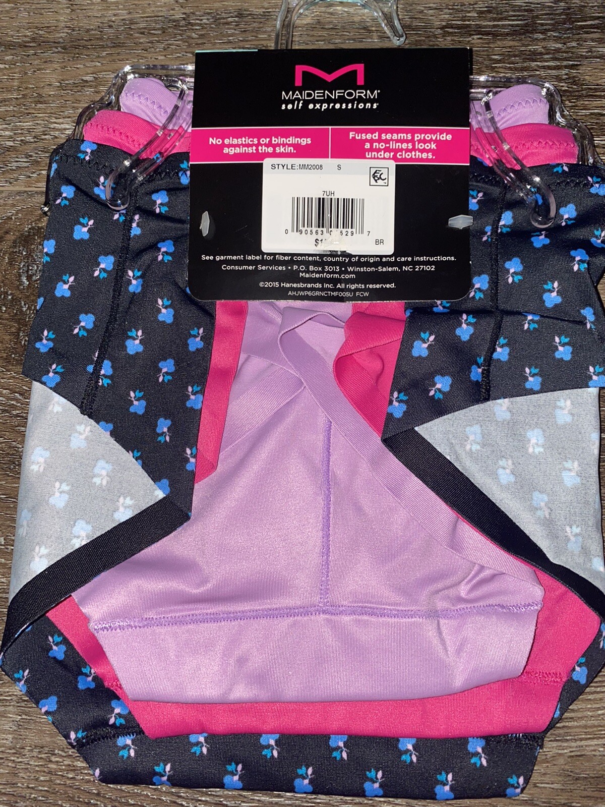 Maidenform ~ 3-Pair Women’s Hipsters Underwear Nylon Blend Smooth (B) ~ XL/8