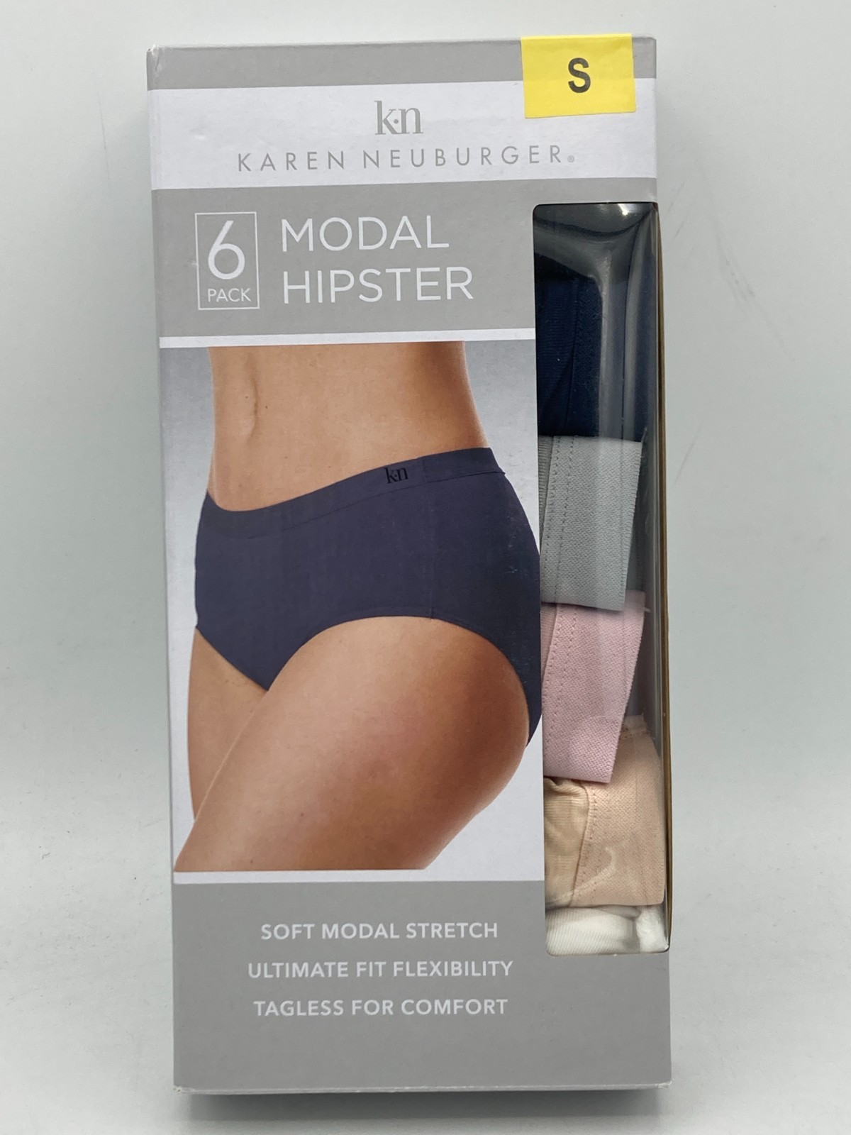 Karen Neuburger Women’s 6-Pack Modal Hipster, Multicolor, Size S