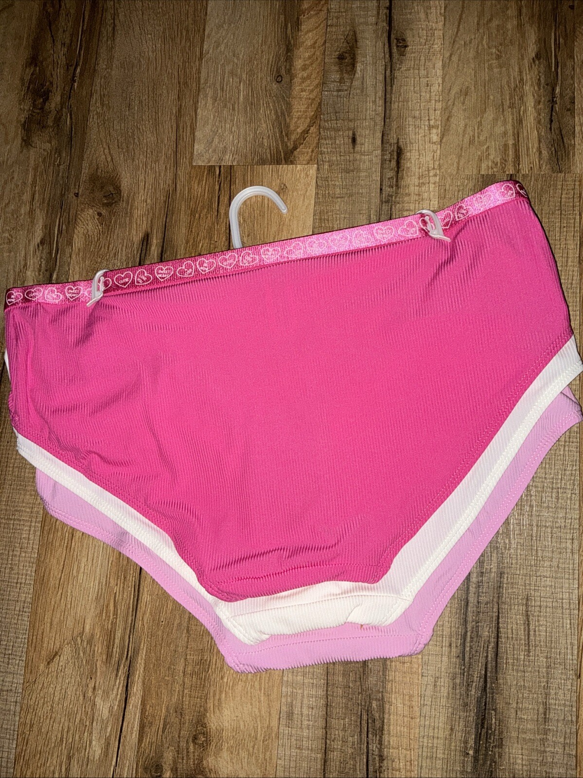 JESSICA SIMPSON 3 PACK Hipster Women’s XL Panties Pink Sweet Hearts NWT