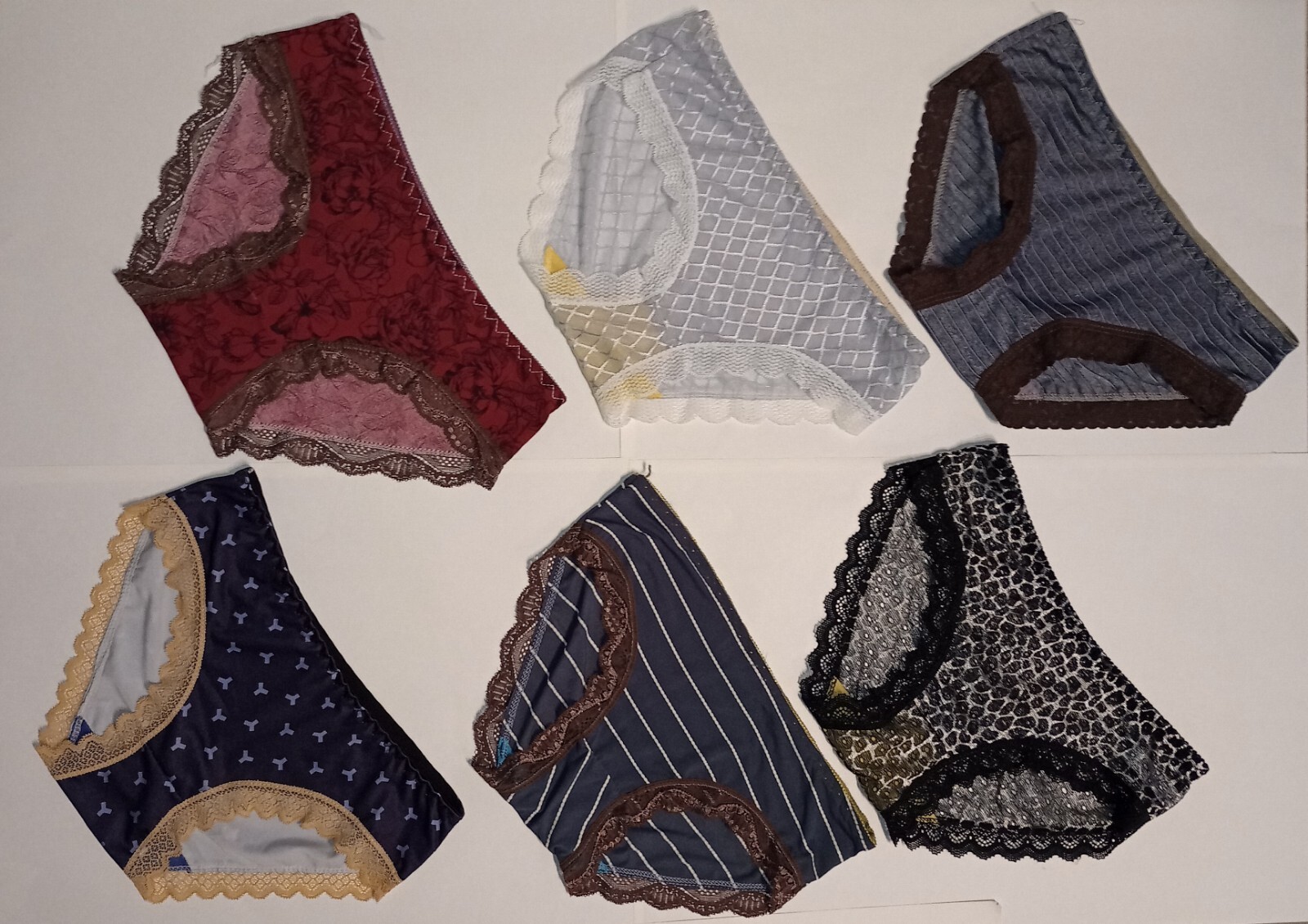 6 Pack Of Women’s Bikini Panties(One Size Fits All) Free Shipping