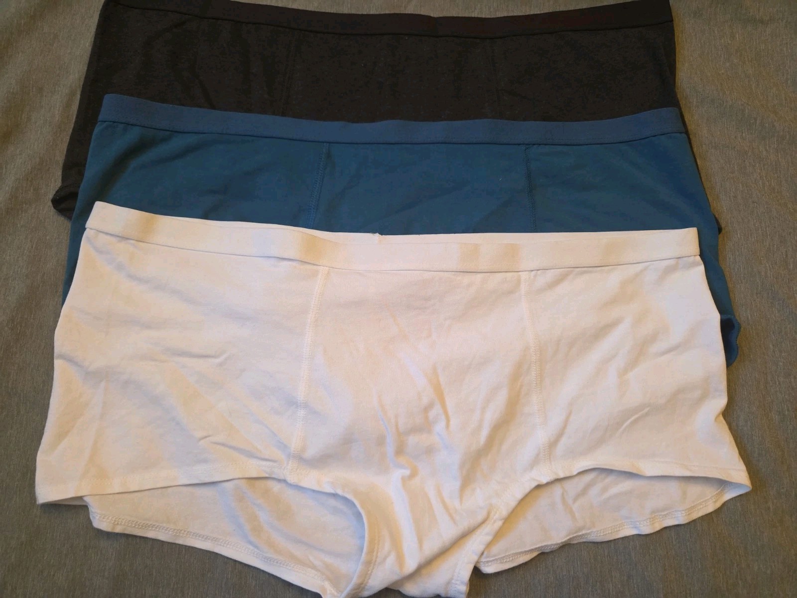 Nwot Lot Of 3 Pact Organic Cotton Boyshort Panties 2XL