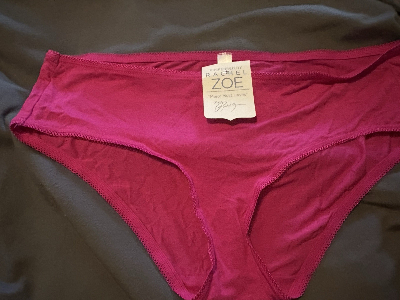 Jockey Women’s Bikini Panties M Pink Solid Cotton/Spandex 1pk