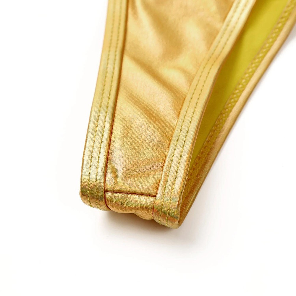 Sleek Womens Low Waist Thong with Sequins for Comfortable Home and Sleepwear