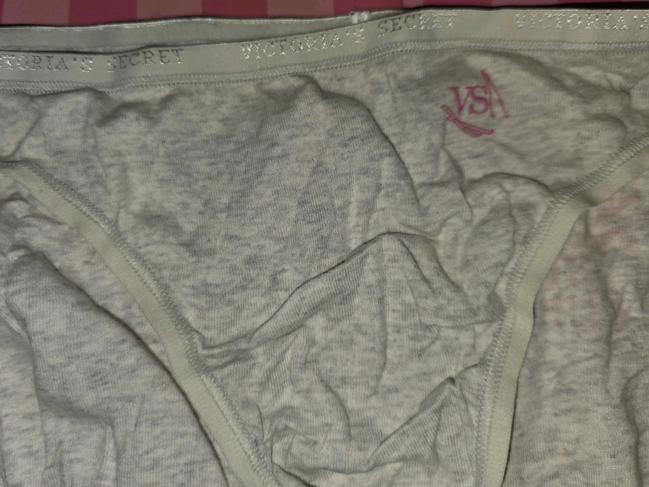 NEW VICTORIA’S SECRET SKI BUM STAR 100% COTTON VINTAGE BIKINI PANTY LARGE RARE