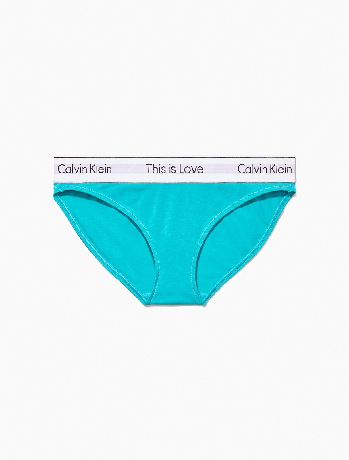 Calvin Klein Women’s Modern Cotton This Is Love Bikini Island Turquoise XS