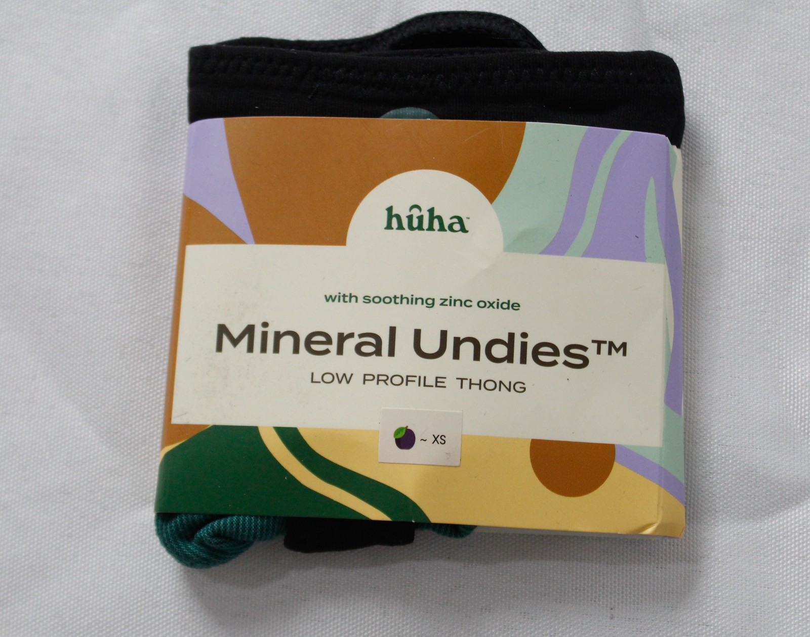 Huha Women’s Breathable Body Hugging Low-Mid Rise Profile Thong DH3 Black XS NWT