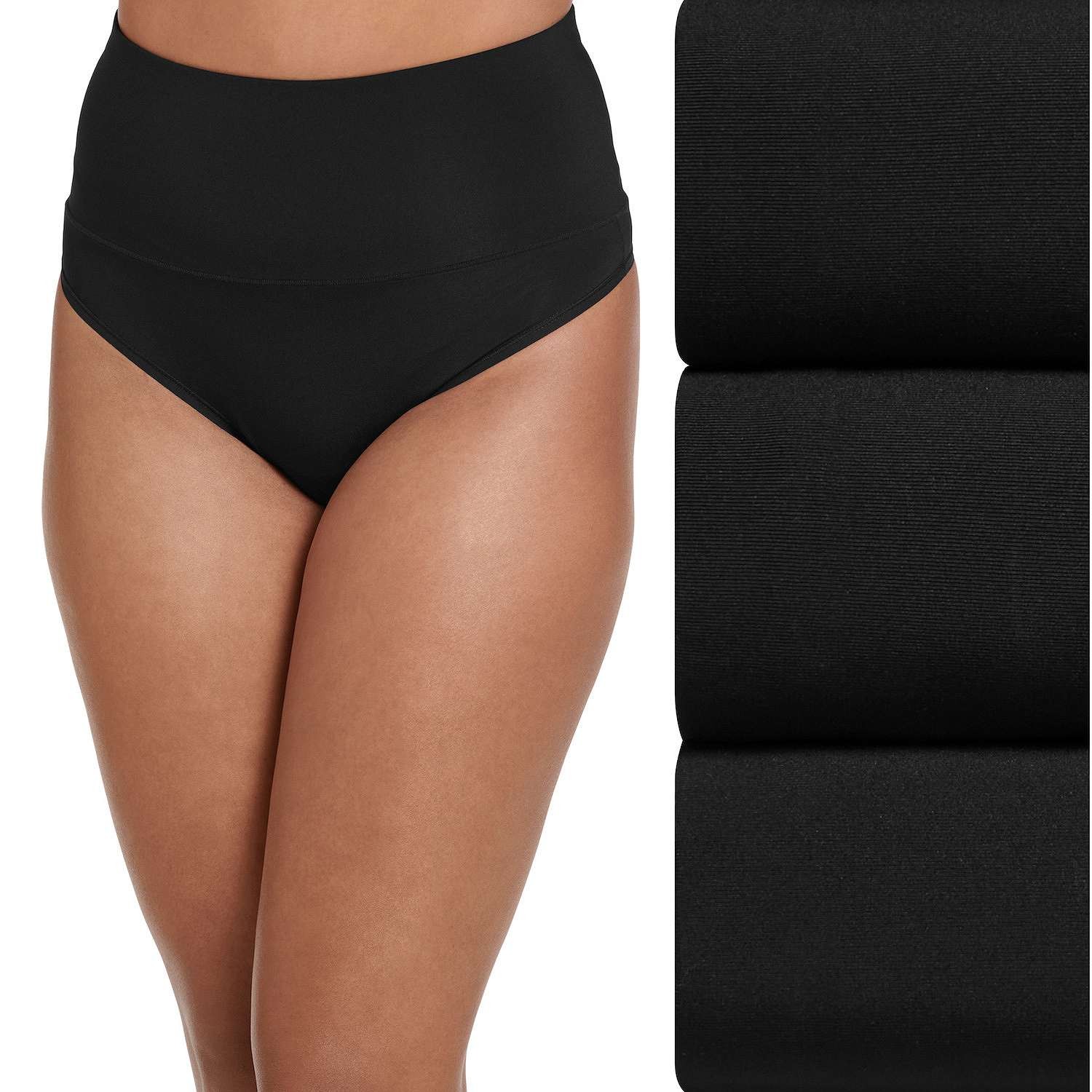new nwt Women’s Jockey® Skimmies 360° 3-Pack Smoothing Thong Panty Set 3295 lg
