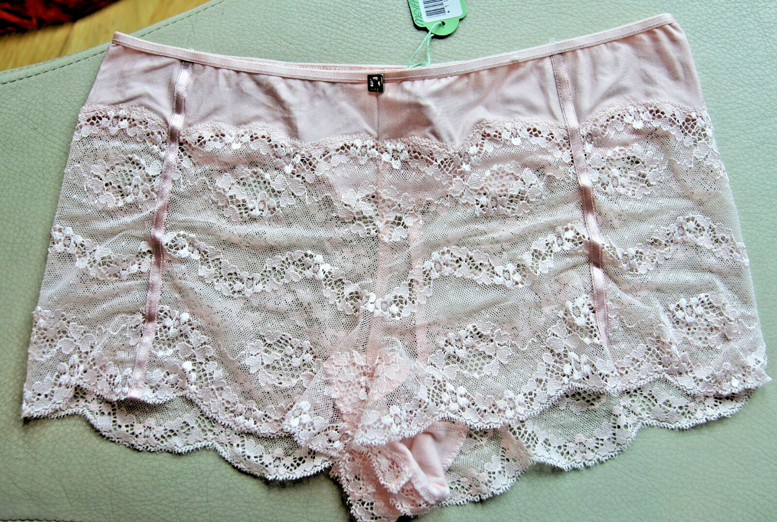 Mey Favourites Vintage Rose JAZZ Stripe and Deep Lace Shorts