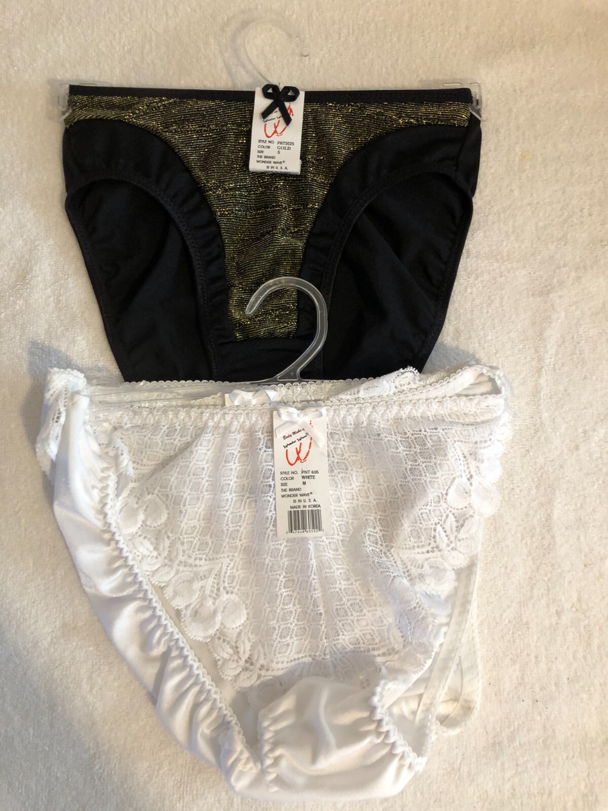 Wonder wave THIGH HIGH poly nylon spandex bikini brief panty S One