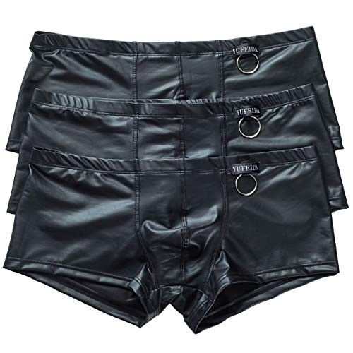 Men’s Lingerie G-String Thongs Underwear Sexy Low Rise X-Large 3pcs Boxer