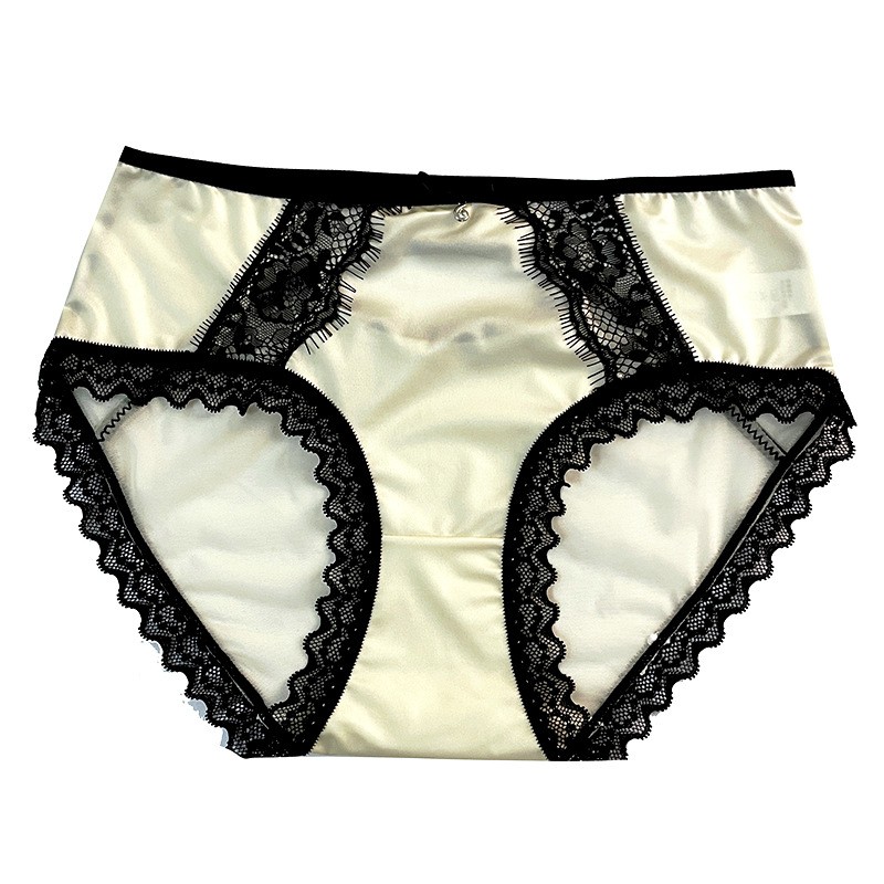 5 Pack Lot Sexy Womens Satin Panties Underwear Lace See Through Lingeries Brief